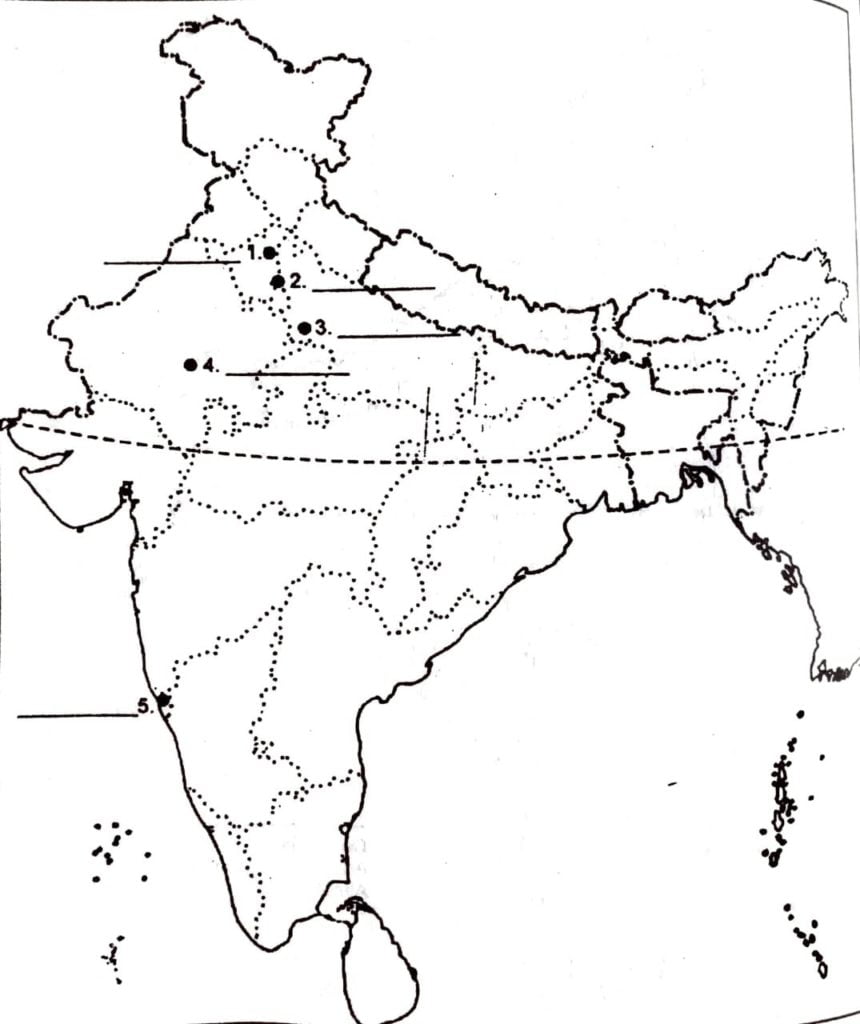 Class 12 History Chapter 18 Map 15