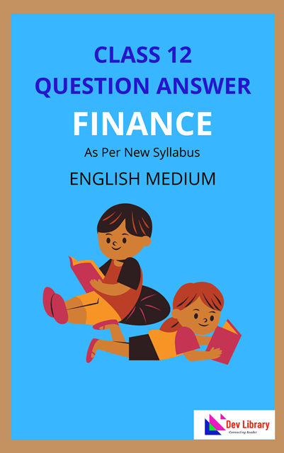 Class 12 Finance Solutions in English